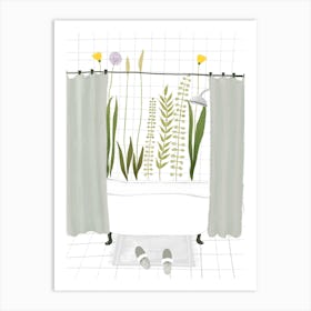 Plant Bath Art Print