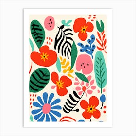 Floral Pattern 4 Art Print