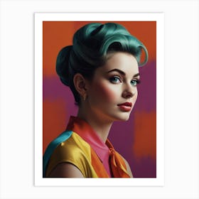 Portrait Of A Young Woman 37 Art Print