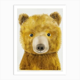 Brown Bear Art Print