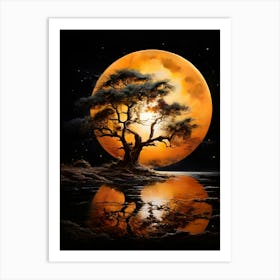 Full Moon 2 Art Print