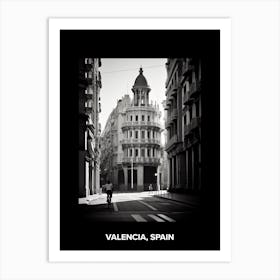Poster Of Valencia, Spain, Mediterranean Black And White Photography Analogue 5 Art Print