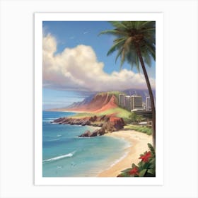 Hawaiian Beach 11 Art Print