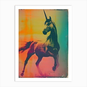 Unicorn Polaroid Inspired 4 Art Print