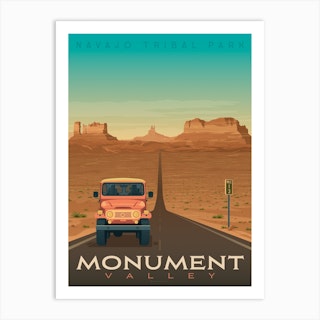 Monument Valley National Park Art Print