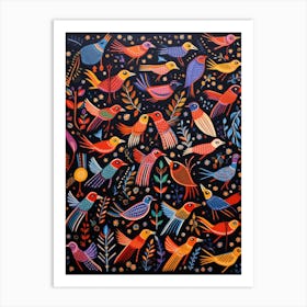 Birds In Flight Art Print