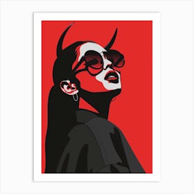 Devil Woman 2 Art Print