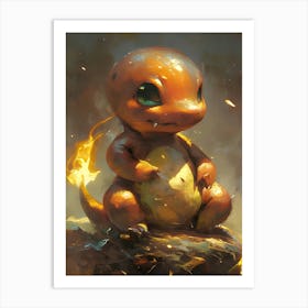 Charmander Pokemon Anime Manga Japan Poster Art Print