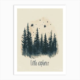 Little Explorer Art Print