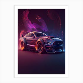 Futuristic Car Art Print