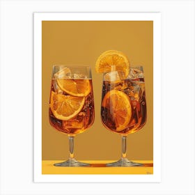 Aperol Spritz Orange 13 Art Print