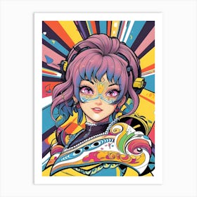 Anime Girl Art Print