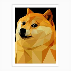 Doge meme Art Print