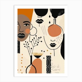 Portrait Of African Women 3 Art Print