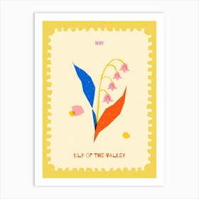 May Birthmonth Flower Lily Of The Valley 1 Art Print