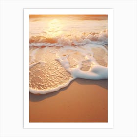 Sunset On The Beach 3 Art Print