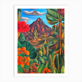 Cactus Garden Art Print