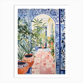 Matisse Inspired Fauvism Italian Leafy Garden Poster Art Print