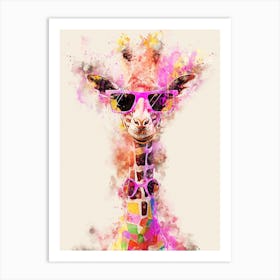 Giraffe Canvas Print Art Print