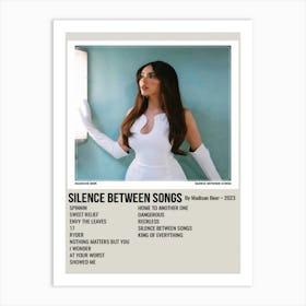 Silence Between Songs By Madison Beer • 2023 Poster Art Print