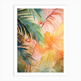 Tropical Leaves 13 Art Print