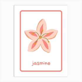 Jasmine Flower Art Print