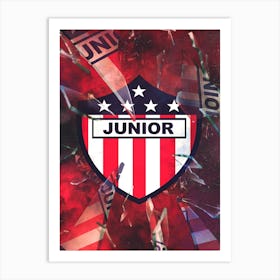 Atlttico Junior Art Print