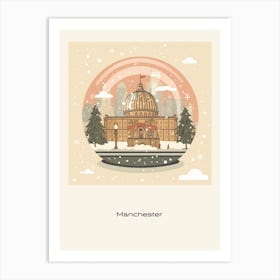 Manchester United Kingdom Snowglobe Poster Art Print