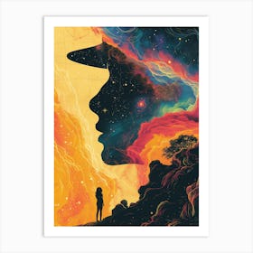 Sky And The Stars Art Print