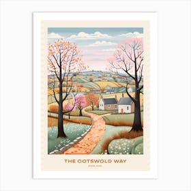 The Cotswold Way England 1 Hike Poster Art Print