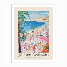 Gallipoli, Puglia   Italy Il Lido Collection Beach Club Poster 1 Art Print