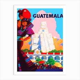 Guatemala Market Place Art Print
