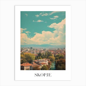 Skopje Art Print