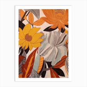 Fall Botanicals Daffodil 3 Art Print