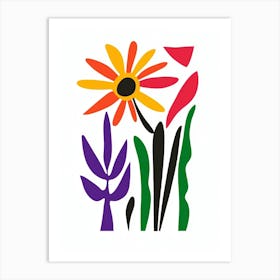 Flowers And Plants Art Print