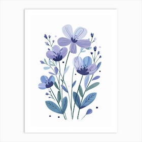 Watercolor Flowers 30 Art Print