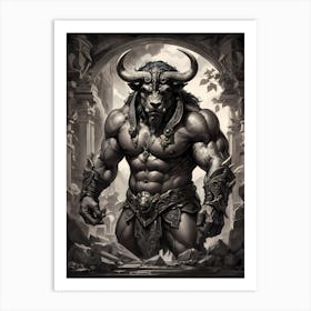 Minotaur Art Print