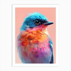 Colorful Bird 11 Art Print