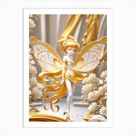 Golden Fairy 7 Art Print