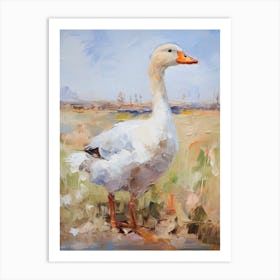 Bird Painting Goose 3 Art Print