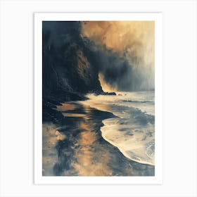 Sunset On The Beach 9 Art Print