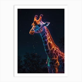 Giraffe Canvas Art 10 Art Print