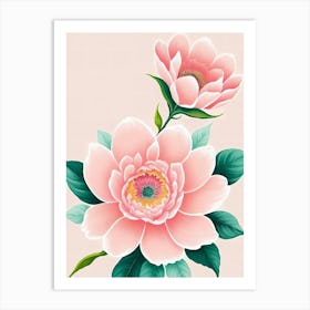 Peony Flower Art Print