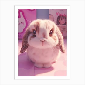 Cute Bunny 2 Art Print