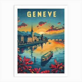 Genève Switzerland Art Print