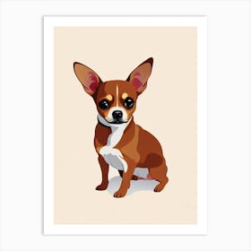 Chihuahua Illustration Dog Art Print
