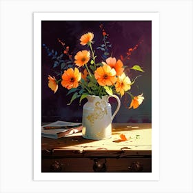 Flowers In A Vase 14 Art Print