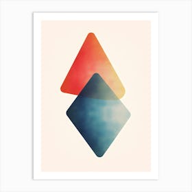 Triangles Art Print