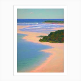 Jonesport Beach Maine Monet Style Art Print