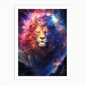 Lion In The Sky Art Print